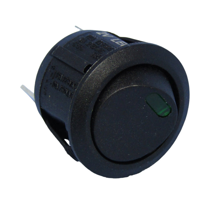 Philmore 30-16225 Lighted Snap-In Round Rocker Switch