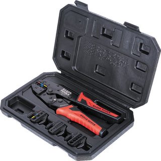 Klein Tools 3000CRKIT Ratcheting Crimper Set, 10-22 AWG Terminals