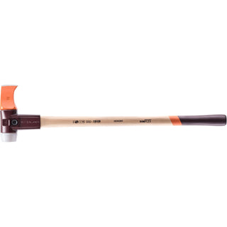 Halder 3007.160 Simplex Splitting Maul with Nylon Insert Cast Iron Housing and Hickory Handle