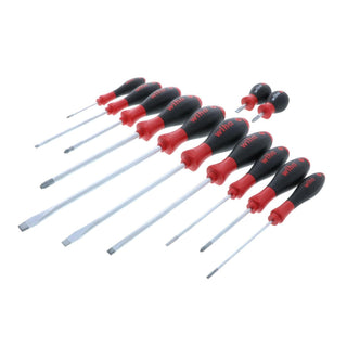 Wiha Tools 30297 12 Piece SoftFinish Slotted and Phillips Screwdriver Set