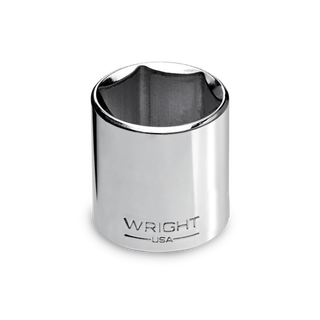 Wright Tool 3008 6 Point Chrome Socket.