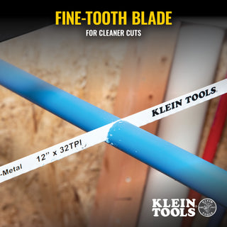 Klein Tools 31431 Full-Frame Finish-Cut Hacksaw