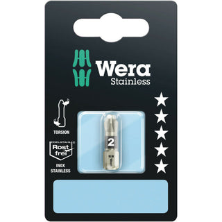 Wera 3855/1 TS SB bits, stainless, PZ 2 x 25 mm