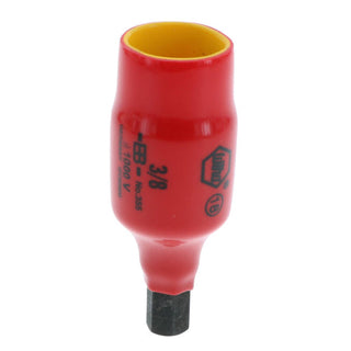 Wiha Tools 31834 Insulated Hex Socket 1/2" Drive 3/8 Inch