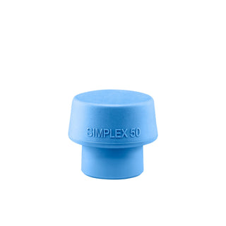 Halder 3201.051 Simplex Replacement Face Insert, Soft Blue Rubber, Non-Marring, OVERSIZED, Fits SIZE 40 Housing