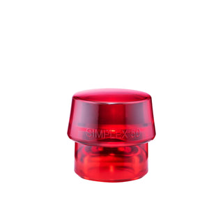 Halder 3206.050 Simplex Replacement Face Insert, Red Hard Plastic D.50 mm