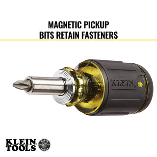 Klein Tools 85515 Multi-Bit Screwdriver and Nut Driver Set, 3 Pc.