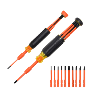 Klein Tools 32310INS 10-in-2 Insulated Auto-Lock Screwdriver Set