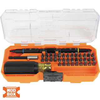 Klein Tools 32501HD KNECT Impact-Rated Multi-Bit Screwdriver / Nut Driver Set, 46 Pc.