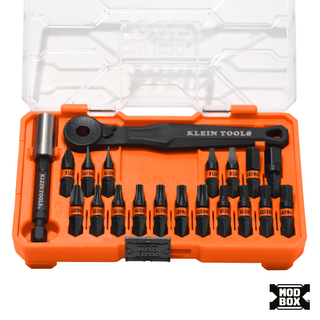 Klein Tools 32787S Proflex Micro Ratchet Impact Bit Set, 20 Pc.