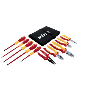 Wiha Tools 32867 10 Piece Insulated Pliers and Screwdriver Set with Square Driver