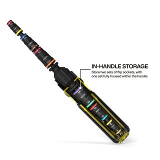 Klein Tools 32914HD 14-in-1 Impact Rated Flip Socket Set