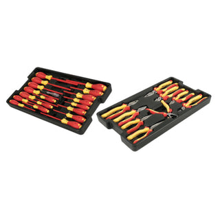 Wiha Tools 32989 28 Piece Insulated Pliers-Cutters and Screwdriver Set