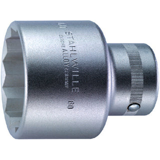 Stahlwille 06010055 60 1" 12-pt Socket, 55 mm
