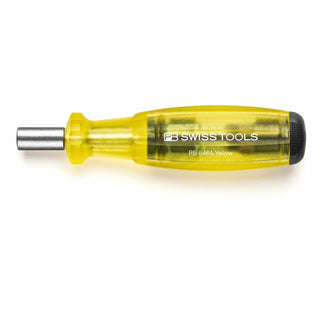 PB Swiss PB 6464.Yellow Bit Holding Screwdriver with Magazine, Slotted, Phillips, TORX®, 9 Pcs