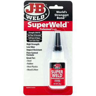 J-B Weld 33120 SuperWeld Instant Adhesive, 20 g