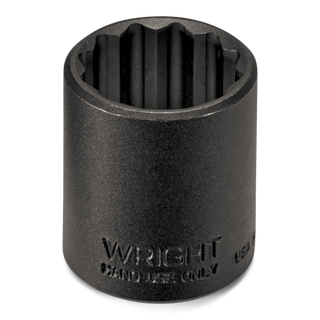 Wright Tool 33112 3/8" Drive 3/8-Inch 12 Point Black Industrial Sockets
