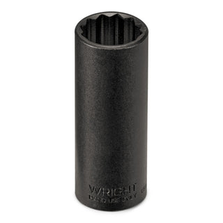 Wright Tool 33524 6 Point Black Industrial Deep Socket