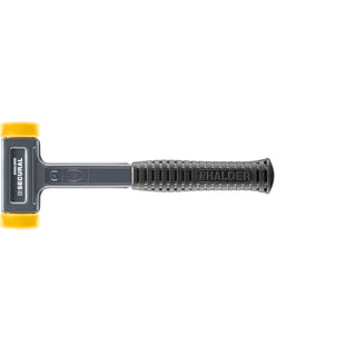 Halder 3380.040 Secural Dead Blow Hammer, Polyurethane Face Inserts, Steel Housing and Rubber Grip