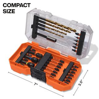 Klein Tools 33811 Drill and Driver Bit Set, 32 Pc.