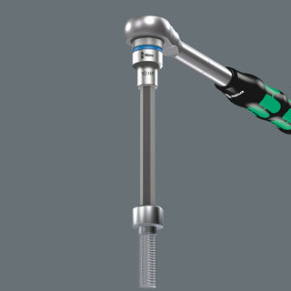 Wera 8740 C HF Zyklop bit socket with 1/2" drive with holding function, 4 x 140 mm