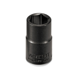Wright Tool 34014 1/2-Inch Drive 7/16-Inch 6 Point Black Industrial Socket