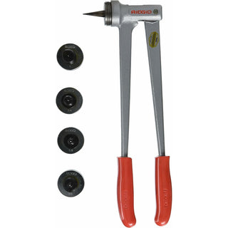 Ridgid 34152 Tube Expander Kit with 3/8", 1/2", 3/4", 1" Heads and Case