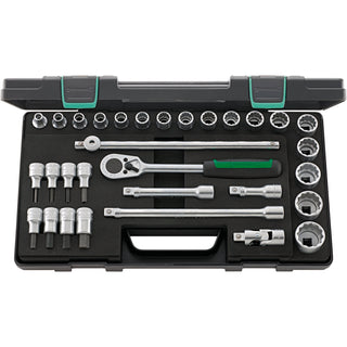 Stahlwille 96031439 50/54/25/6 1/2" Metric Socket Set