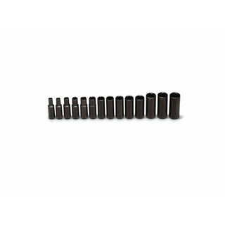 Wright Tool 358 3/8" Drive 6 Pt. Deep Impact Socket Set 14 Piece
