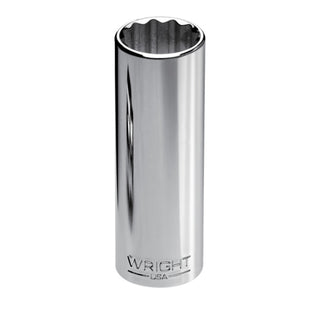 Wright Tool 3632 3/8 Inch Drive 12 Point Deep Socket, 1 Inch