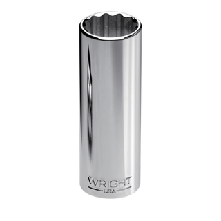 Wright Tool 4630 1/2 Inch Drive 12 Point Deep Socket 15/16 Inch