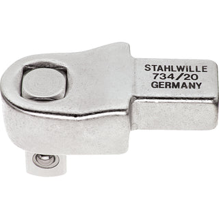 Stahlwille 58240020 734 1/2" Square drive insert tool, size 20, 14x18 mm