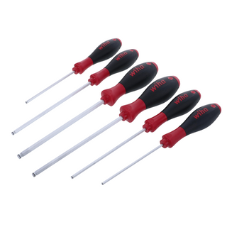 Wiha Tools 36796 6 Piece MagicRing Ball End Hex SAE Driver Set