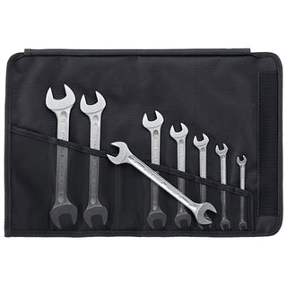 Stahlwille 96400305 10/8 Double Open Ended Wrench Set - Metric 8 pcs