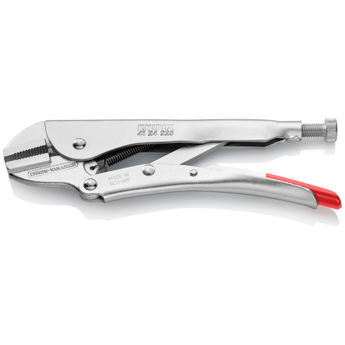 Knipex 41 24 225 9" Grip Pliers-Straight Jaws