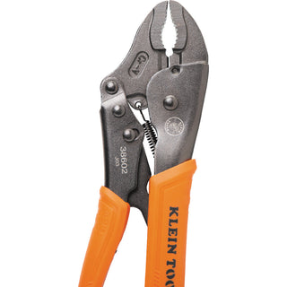 Klein Tools 38660 Curved Jaw Locking Pliers Set, 7-Inch and 10-Inch, 2 Pc.