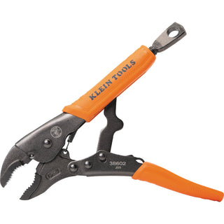 Klein Tools 38660 Curved Jaw Locking Pliers Set, 7-Inch and 10-Inch, 2 Pc.