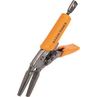 Klein Tools 38611 Long Nose Locking Pliers, 6-Inch