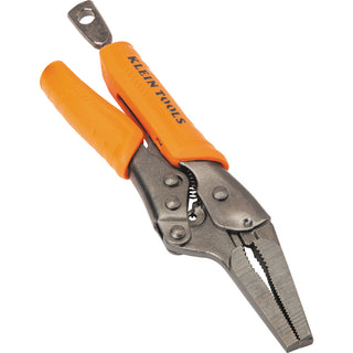 Klein Tools 38611 Long Nose Locking Pliers, 6-Inch