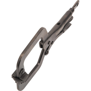 Klein Tools 38621 C-Clamp Locking Pliers with Swivel Jaws, 9"