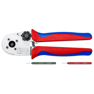 Knipex 97 52 67 DT 9" Crimping Pliers - Four-Mandrel For DT Contacts