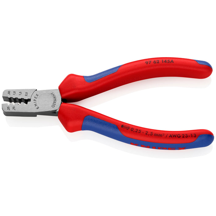 Knipex 97 62 145 A 5 3/4" Crimping Pliers for Wire Ferrules