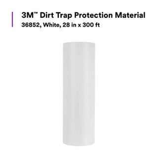 3M Dirt Trap Protection Material, 36852, White, 28 in x 300 ft