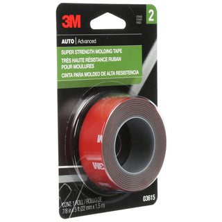 3M Super Strength Molding Tape, 03615, 7/8 in x 5 ft