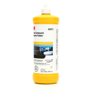 3M Rubbing Compound, 05973, 1 qt (32 fl oz/946 mL)