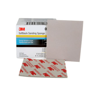 3M Softback Sanding Sponge, 02602, 4 1/2 in x 5 1/2 in (115mm x 140mm),Superfine