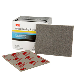 3M Softback Sanding Sponge 02606, 4-1/2 in x 5-1/2 in, (115mm x140mm), Medium