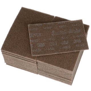 Scotch-Brite Heavy Duty Hand Pad 7440B, HP-HP, A/O Medium, Tan, 6 in x 9 in