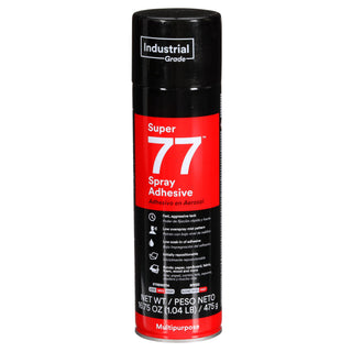 3M Super 77 Multipurpose Spray Adhesive, 24 fl oz Can (Net Wt 16.75oz)