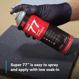 3M Super 77 Multipurpose Spray Adhesive, 24 fl oz Can (Net Wt 16.75oz)